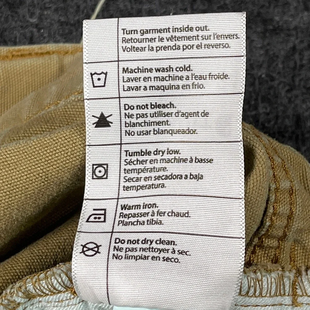 Carhartt Relaxed Straight Rigby Pants Mens 38x34 Brown Cotton Stretch Workwear